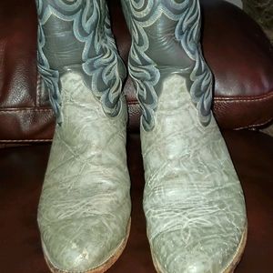 Tony Lama Vintage Elephant Skin Cowboy Boots